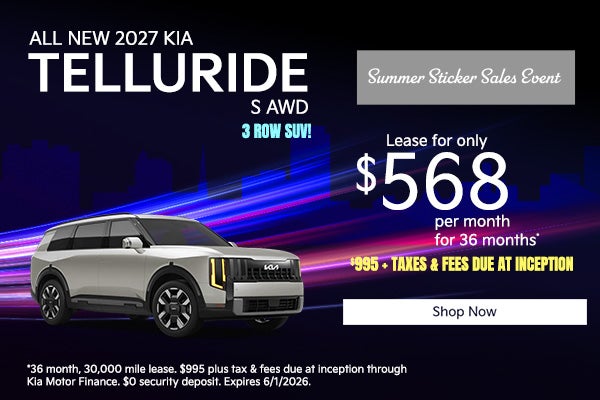 2027 Kia Telluride S All Wheel Drive