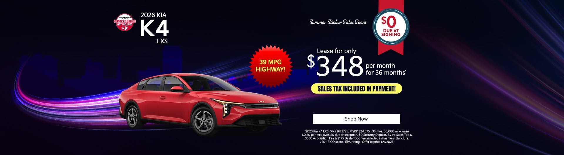 2026 Kia K4 LXS