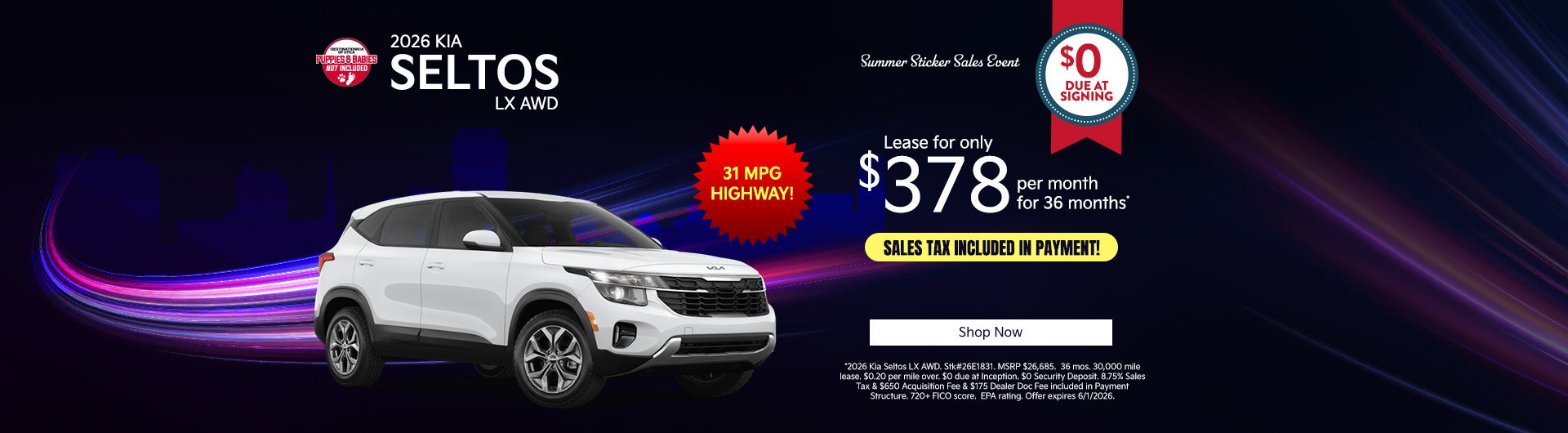 2026 Kia Seltos LX All Wheel Drive