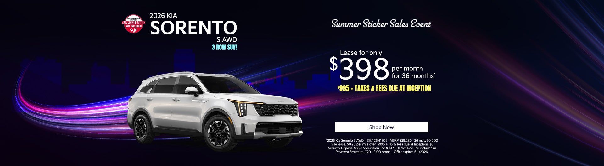 2026 Kia Sorento S All Wheel Drive