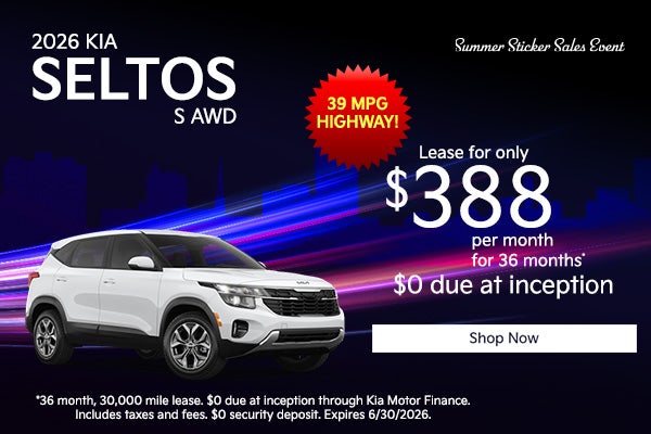 2026 Kia Seltos S All Wheel Drive