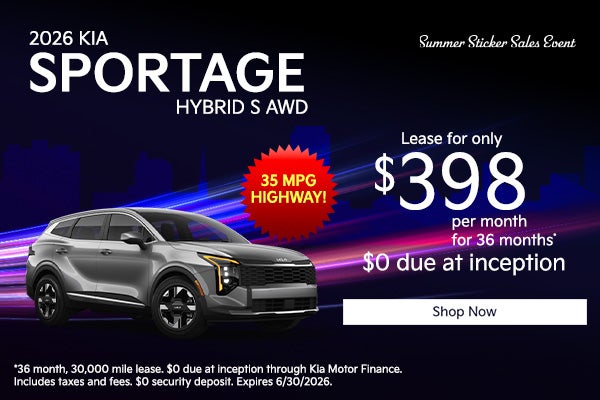 2026 Kia Sportage Hybrid S All Wheel Drive