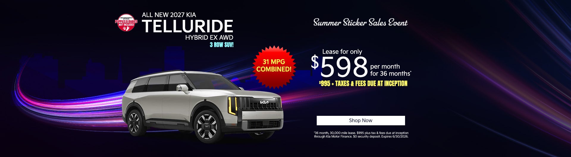 All New 2027 Kia Telluride Hybrid EX All Wheel Drive