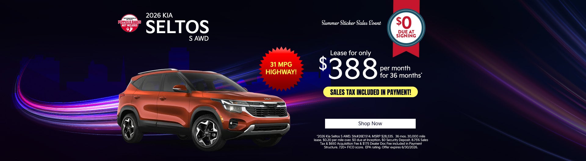 2026 Kia Seltos S All Wheel Drive
