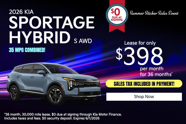 2026 Kia Sportage Hybrid S All Wheel Drive