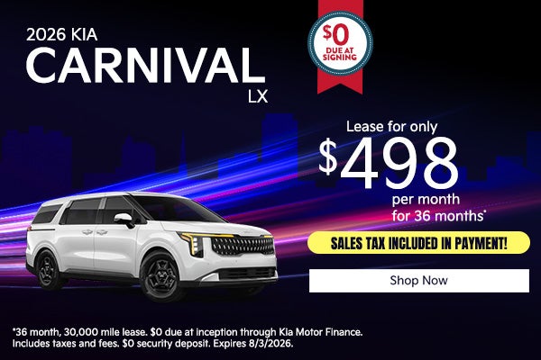 2026 Kia Carnivals - Including Hybrids!
