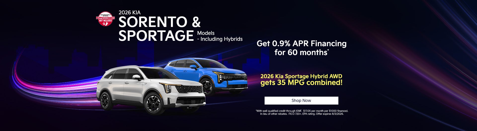 2026 Kia Sorentos and 2026 Kia Sportages! Including Hybrids!