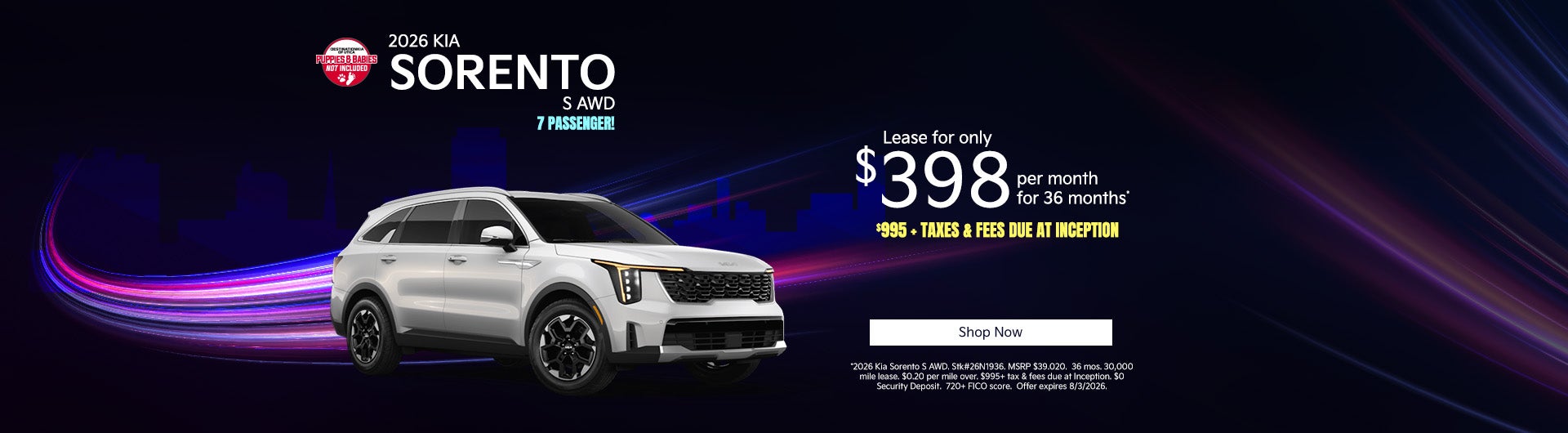 2026 Kia Sorento S All Wheel Drive