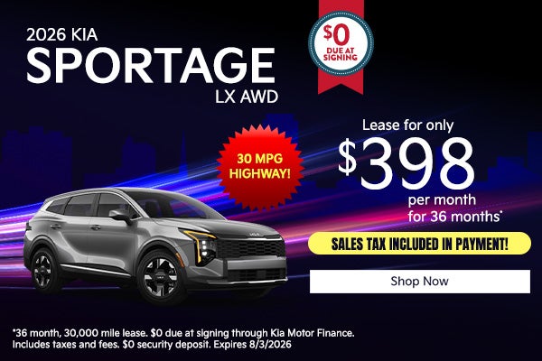 2026 Kia Sportage LX All Wheel Drive!