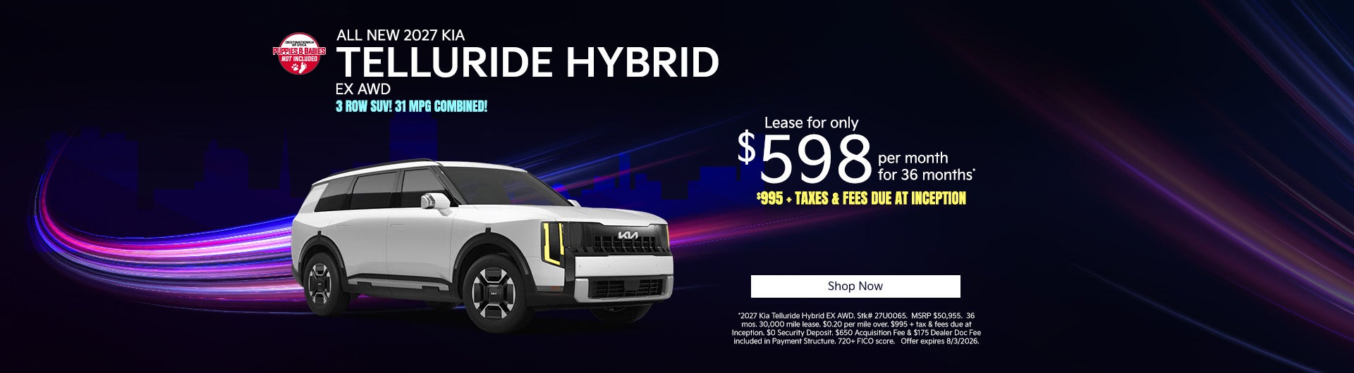 All New 2027 Kia Telluride Hybrid EX All Wheel Drive