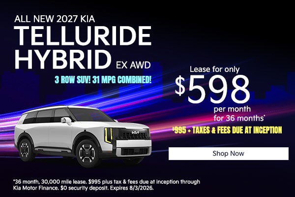 All New 2027 Kia Telluride Hybrid EX All Wheel Drive