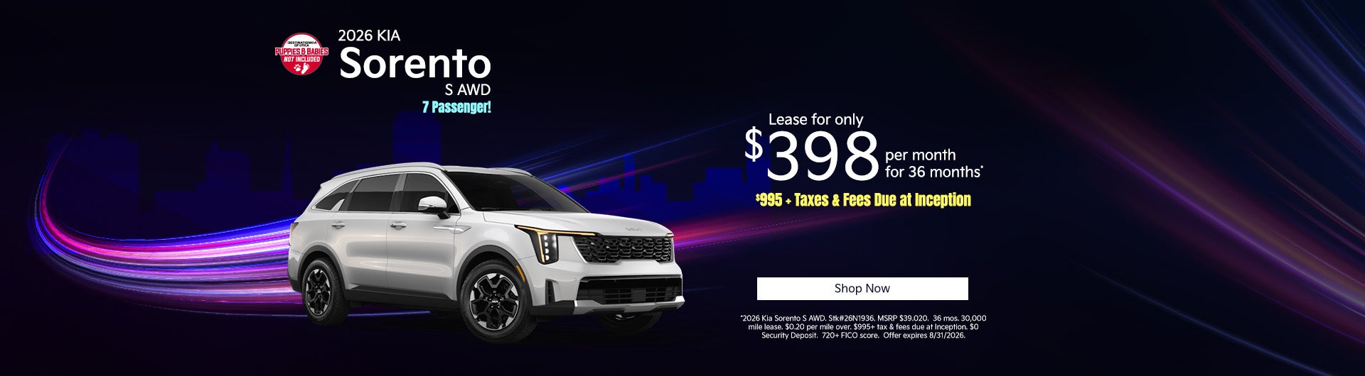 2026 Kia Sorento S All Wheel Drive