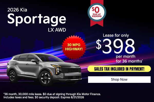 2026 Kia Sportage LX All Wheel Drive!