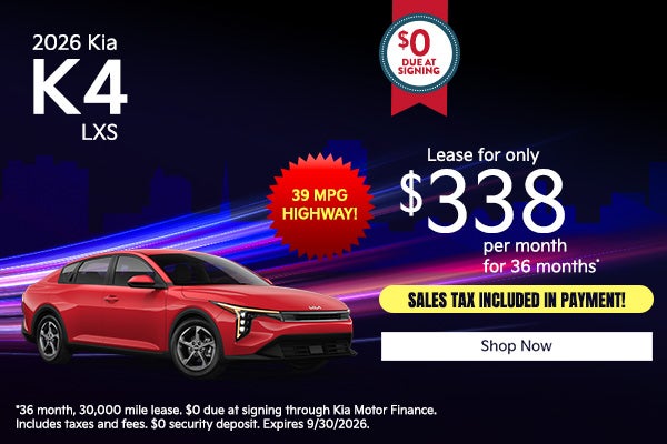 2026 Kia K4 LXS