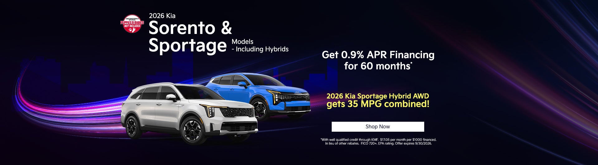 2026 Kia Sorentos and 2026 Kia Sportages! Including Hybrids!