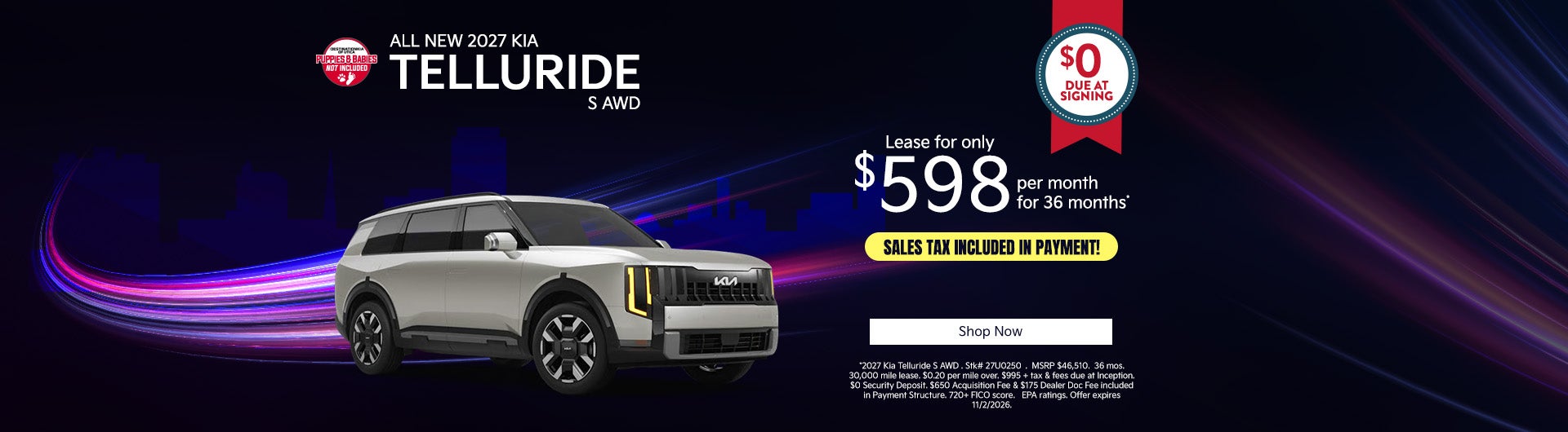 All New 2027 Kia Telluride S All Wheel Drive