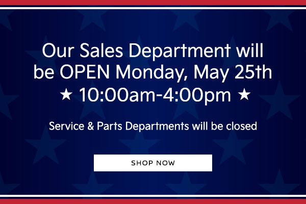 Memorial Day Hours